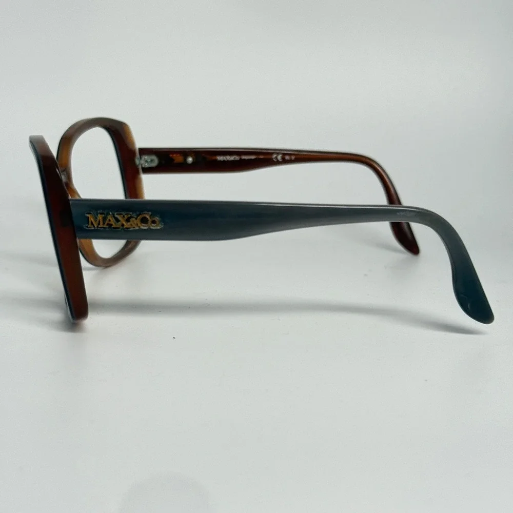 MAX&Co M&CO.114/S‎ Brown Grey Square Eyeglasses Frames 57-19-135 O1KN3